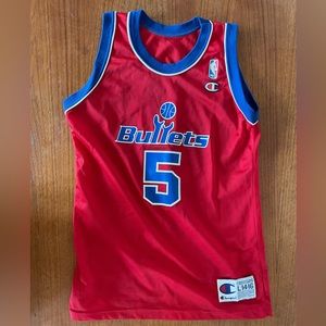 Vintage Washington Bullets Juwan Howard Jersey